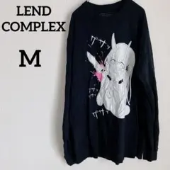レア✨LEND COMPLEX 【M】アニメキャラクター 長袖カットソー 黒