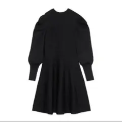 リリーブラウン LILYBROWN ブラック 黒 ニットワンピース