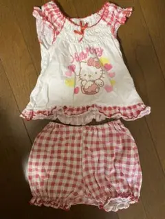ハローキティ ベビーパジャマセット 80cm
