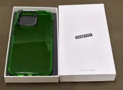 値下げ中！美品！iPhone14Pro Max CASETiFYグリーンのサムネイル