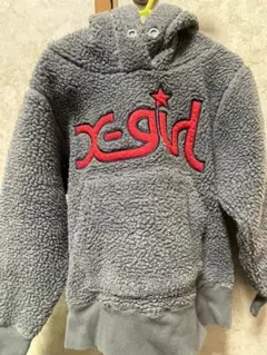 x-girl エックスガール　ボアトレーナー