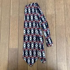 Christian Dior 幾何学模様 ネクタイ