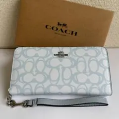 COACH CT921 エンボス長財布 ホワイト 新品未使用 - メルカリ