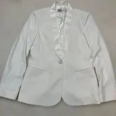 【購入者様確定】ZARA テーラードジャケット　ホワイト　Mサイズ