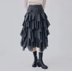 treat ürself トリートユアセルフ　スカート　グレー