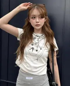 RAYCASSIN だまし絵Tシャツ プリントTシャツ レイカズンのサムネイル