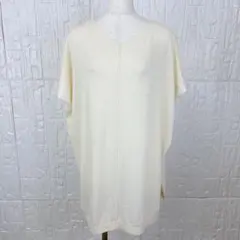 【美品】【ジャンニロジュディチェ】 ドルマンチュニック 40/L 綿麻 【B1】のサムネイル