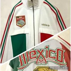 アディダス　メキシコ代表　アステカプリント　トラックジャケット　ジャージ　金刺繍