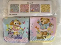 未使用 ディズニーシー ダッフィー カムファインドスプリングミニタオル2枚