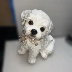 レフトン社　Mr. Toodles ソルト＆ペッパー　陶器　犬　マルチーズ 2026年最新】マルチーズ 置物 陶器の人気アイテム - メルカリ