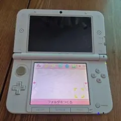 3dsll ピンクホワイト　ジャンク　2739VF