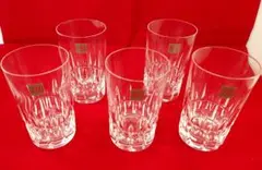 24時間限定値下げ【未使用】HOYA CRYSTAL グラス 5個セット