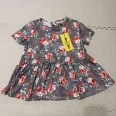 Bee des Bee 花柄 ペプラムTシャツ 120cmのサムネイル