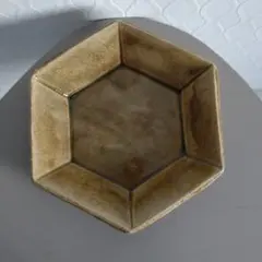 六角形　大皿　菓子鉢　フルーツ皿