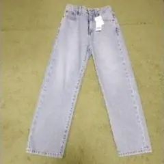 グローバルワーク GOOD DENIM ストレートデニム ライトブルー