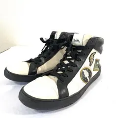 COACH コーチ NASA コラボ ハイカットスニーカー レザーのサムネイル
