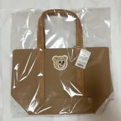 【新品未使用】フェイラー オールドテディ ワッペントートバッグ ベージュ L 小