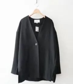 美品　エンフォルド　ノーカラージャケット　ブラック