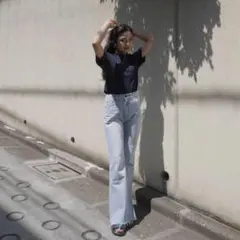 シールームリン　ベーシックフレアデニム