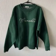 【美品未使用】ロゴトップスグリーン