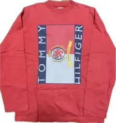 VETEMENTS TOMMY HILFIGERヴェトモントミーコラボロンT 赤 - メルカリ