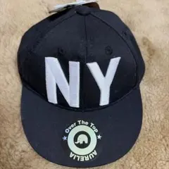 NYロゴ ブラックキャップ 50cm