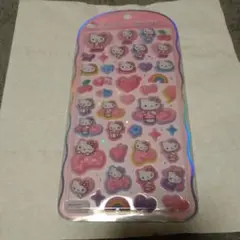 コットンパフィーシール サンリオ キティちゃん ヒョウ柄 クラックス