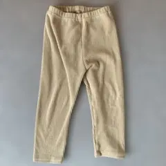 無印良品 ベージュ ストライプ ボトムス