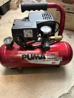 藤原産業 PUMA SR-045 エアコンプレッサー 4L 赤 - メルカリ