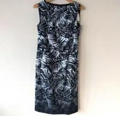 新品 DAMA collection ノースリーブ ワンピース ボタニカル M