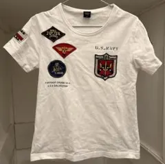 AVIREX アヴィレックス レディース ワッペンTシャツ U.S.NAVYのサムネイル