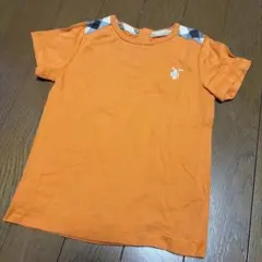 Burberry キッズ Tシャツ オレンジ チェックのサムネイル