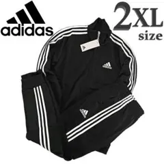 新品 アディダス ジャージ上下 2XL 3L セットアップ トラックスーツ