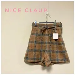 新品　未使用　タグつき　NICE CLAUP ナイスクラップ　キュロットパンツ