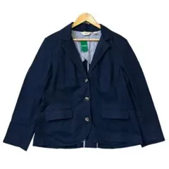 希少　エルエルビーン　テーラードジャケット　3b ネイビー