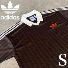 新品S⭐️adidas フットボールジャージ Tシャツ ABCマート限定 ブラウン