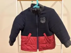 ファミリア　中綿ダウンコート リバーシブル100cm