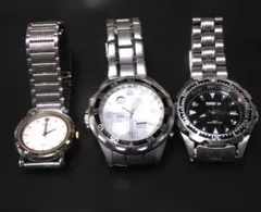 【まとめ売り】腕時計3本セット【稼働未確認／ジャンク品】