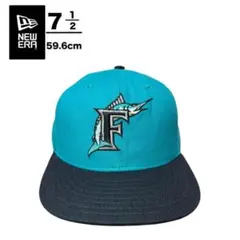 A100 NEW ERA マーリンズ 7 1/2 MLB usa製 ヴィンテージ