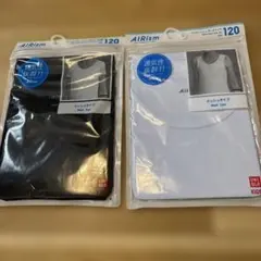 ユニクロエアリズム　メッシュタンクトップ　tシャツ　120