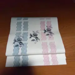 名古屋帯　白　美品