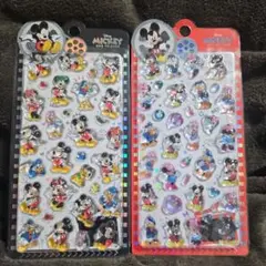 ボンボンドロップシール2枚セット　ミッキー　ディズニー　うるちゅる
