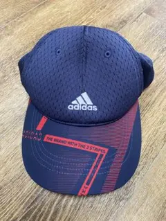 adidas アディダス メッシュキャップ ネイビー ロゴ刺繍 54〜57cmのサムネイル