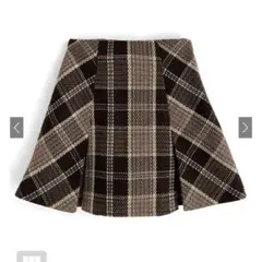 【GRL】インパン裏地付きチェック柄プリーツスカート[tu963]
