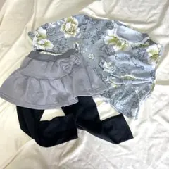 キッズ　裏起毛　トレーナー　スパッツ付きスカート　100 女の子　冬　まとめ売り