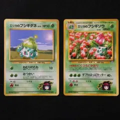 ポケモンカード 旧裏 エリカのフシギダネ / エリカのフシギソウ 2枚セット