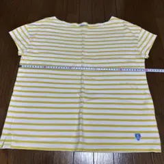 ORCIVAL ボーダーTシャツイエロー