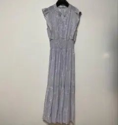 SNIDEL スナイデル ロングワンピース ノースリーブ グレー