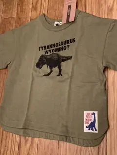 新品ティラノサウルスモザイク半袖Tシャツ