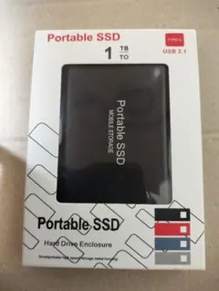 新品 ポータブルSSD 1TB USB 3.1 Type-C
